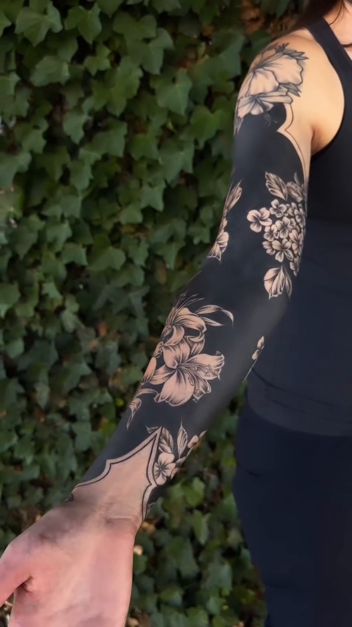 Tattoo by @kassidilla_tattoos β blackwork, japanese_irezumi