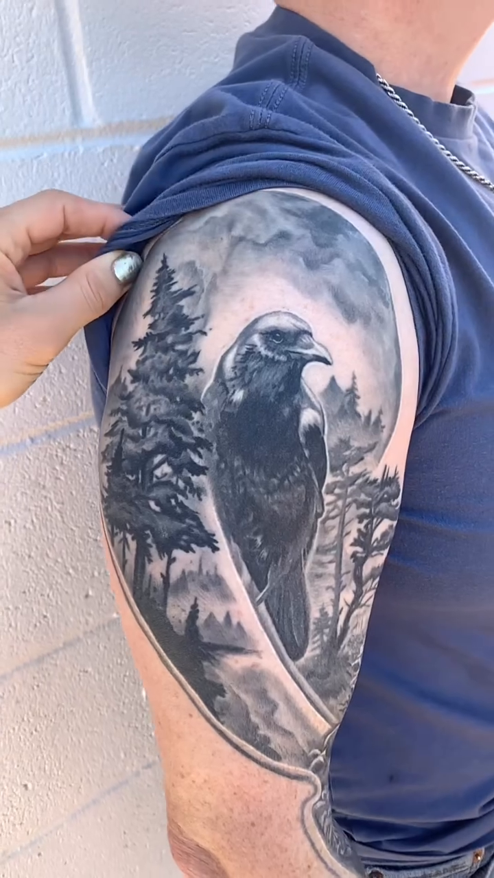 Tattoo by @lisa.hubbard.tattoo — realism, black_and_grey