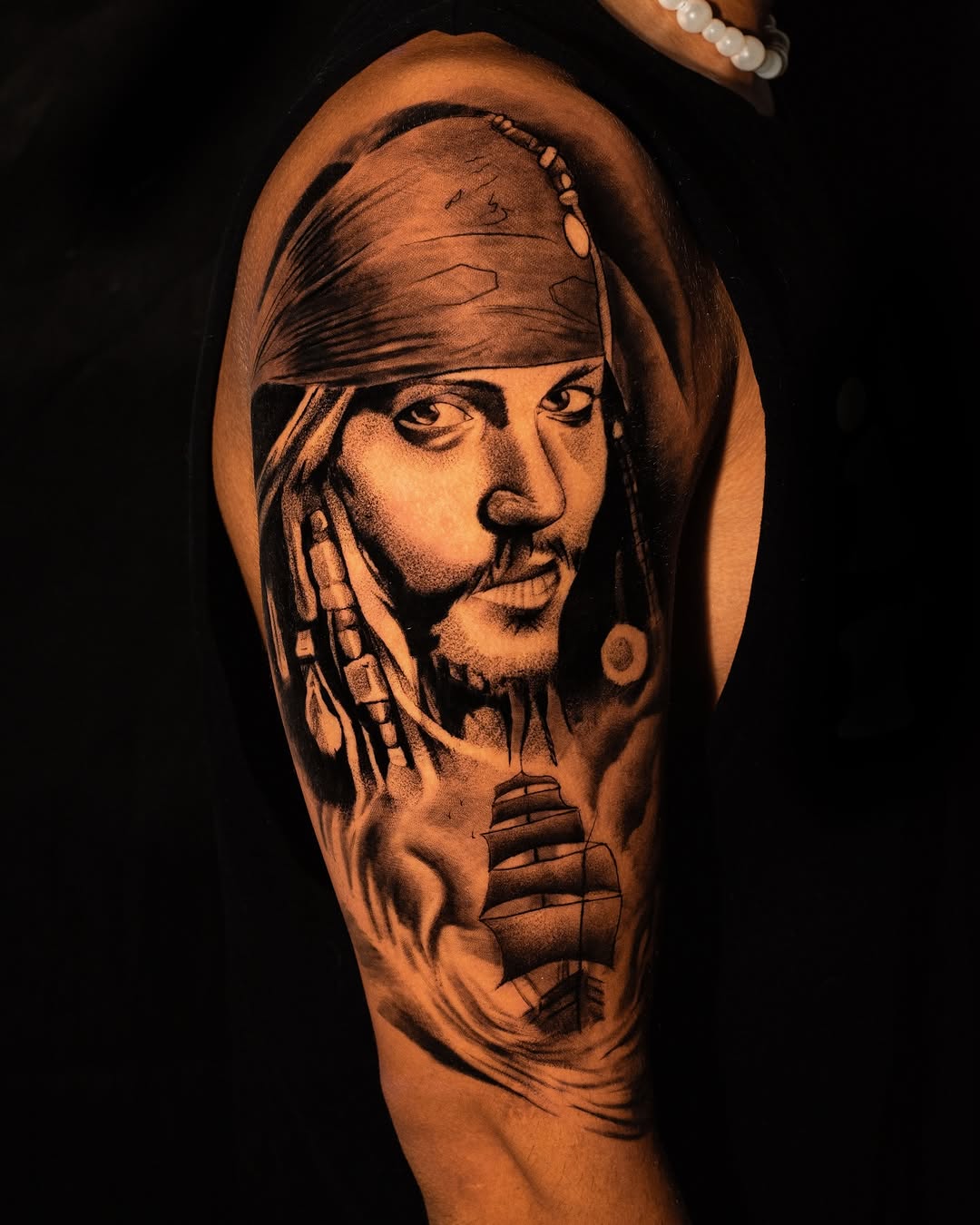 Tattoo by @javiink_rm — realism, black_and_grey