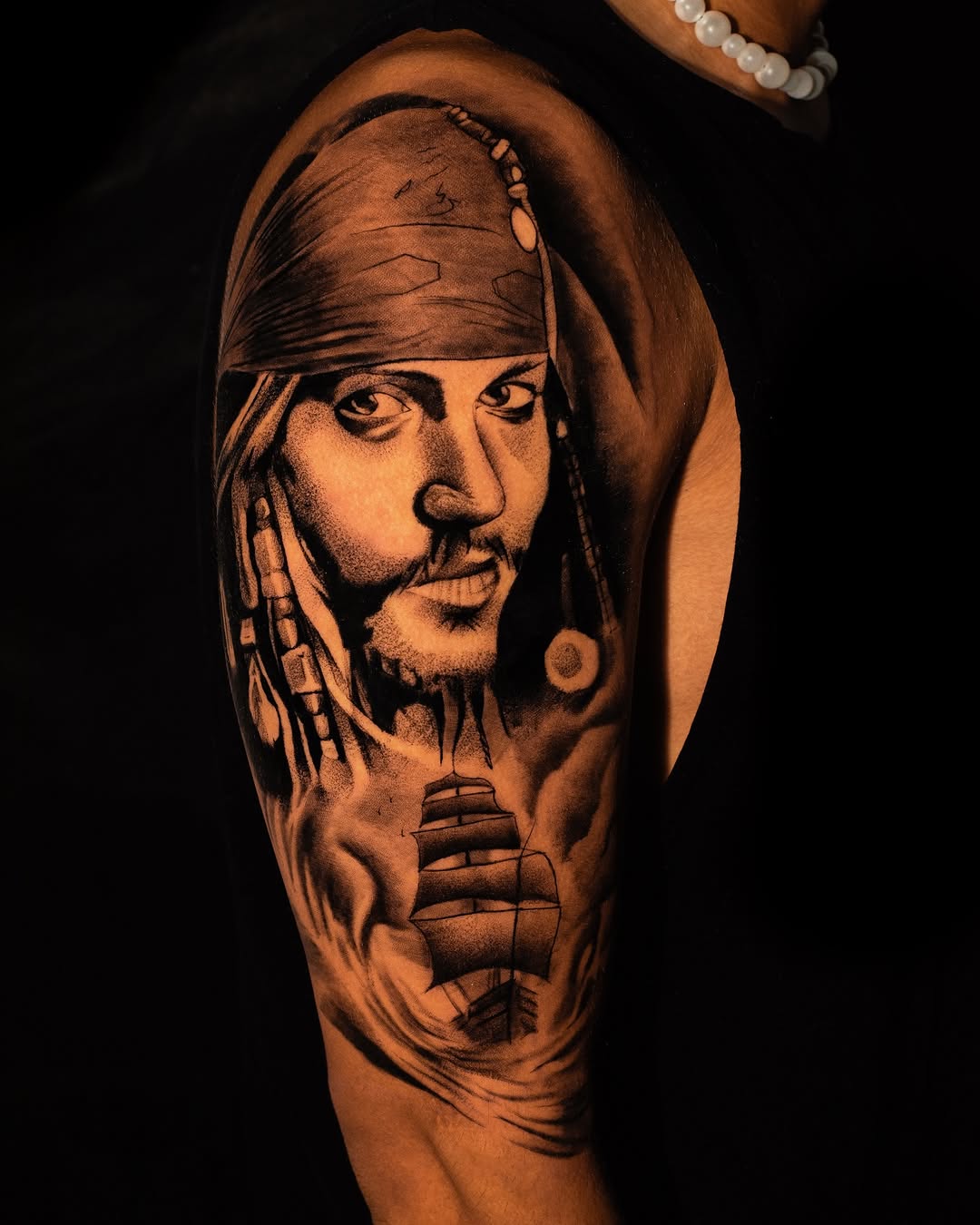 Tattoo by @javiink_rm — realism, black_and_grey