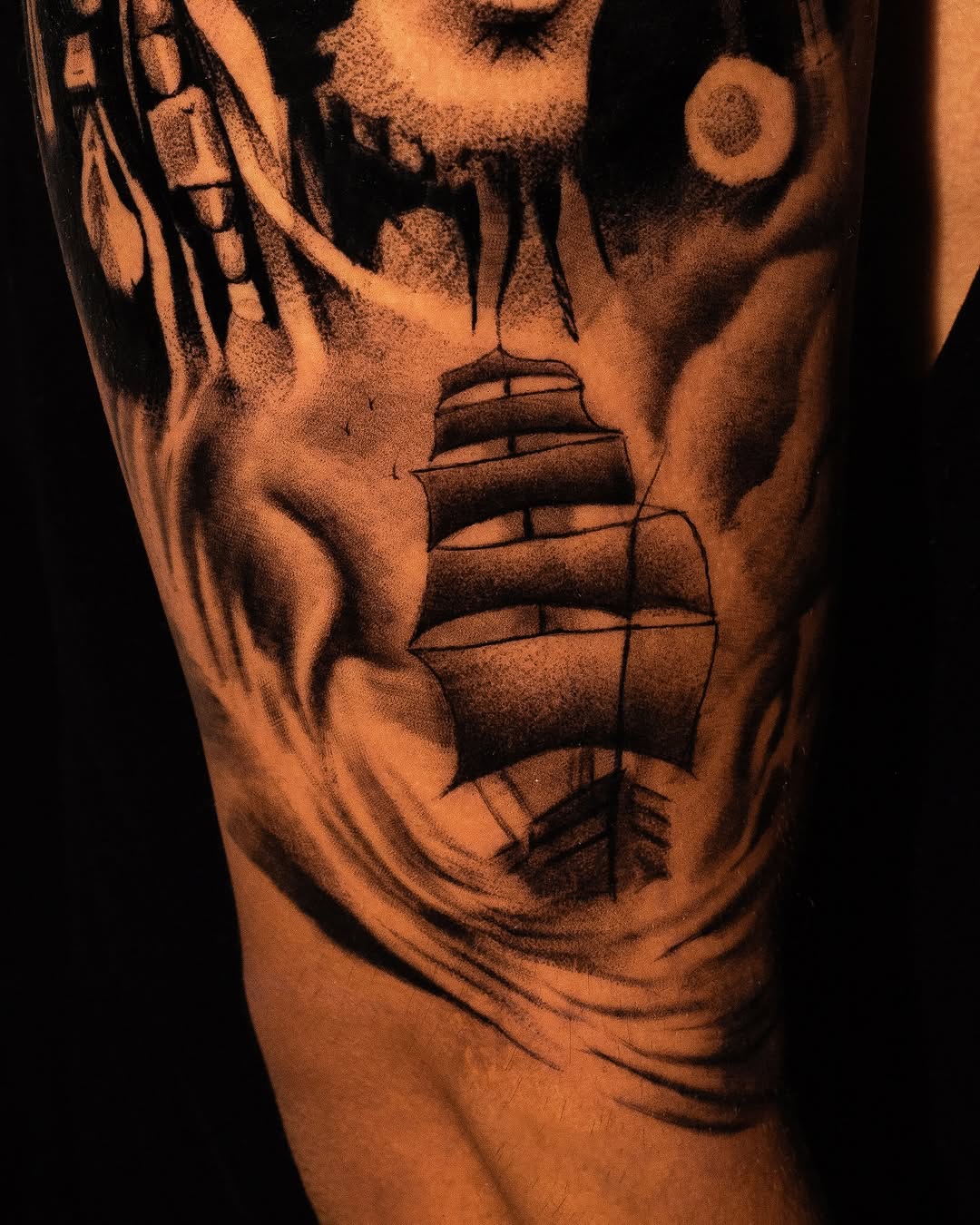 Tattoo by @javiink_rm — black_and_grey, realism