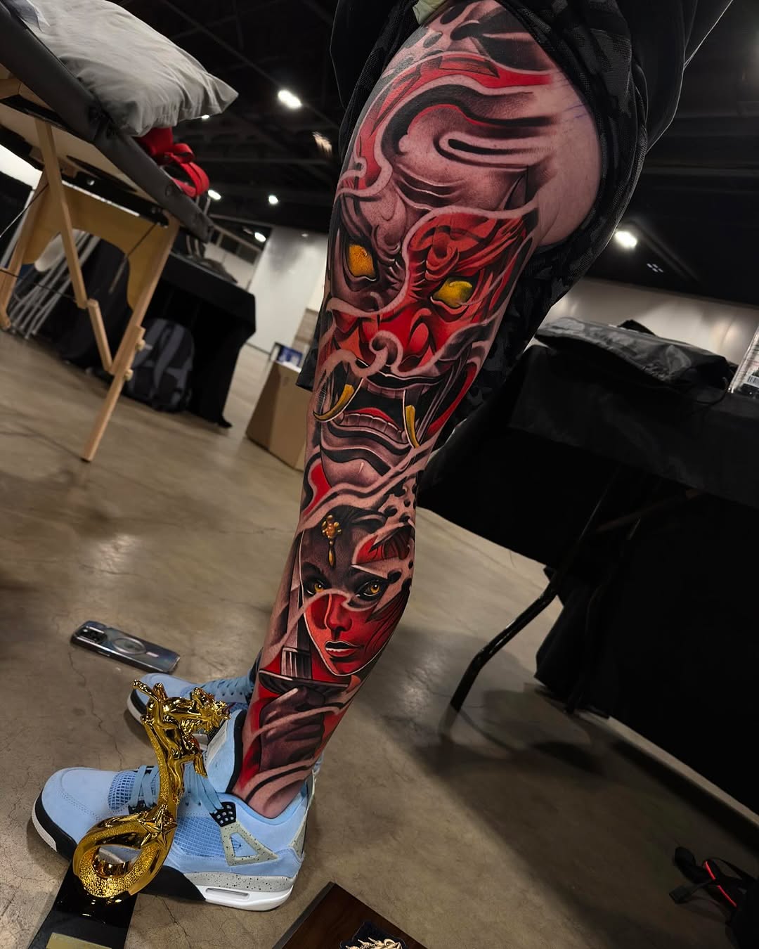 Tattoo by @the_flame_spitta — japanese_irezumi, realism