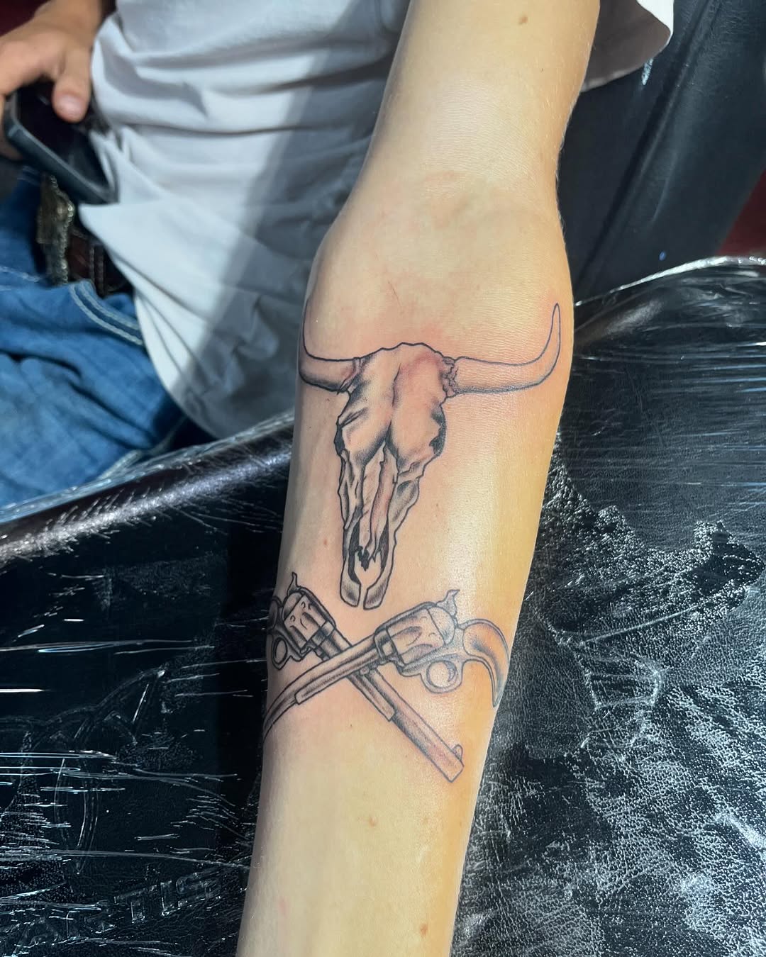 Tattoo by @gauge.creations — realism, black_and_grey