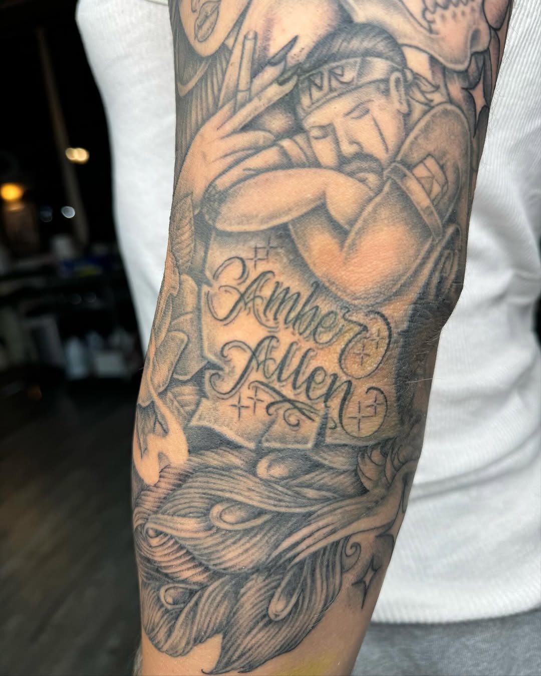 Tattoo by @que.sera8 β chicano, lettering_script