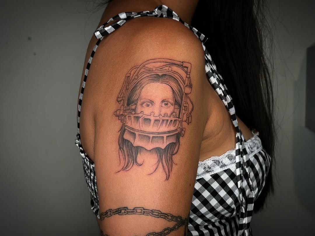 Tattoo by @visionarytattoos — realism, black_and_grey