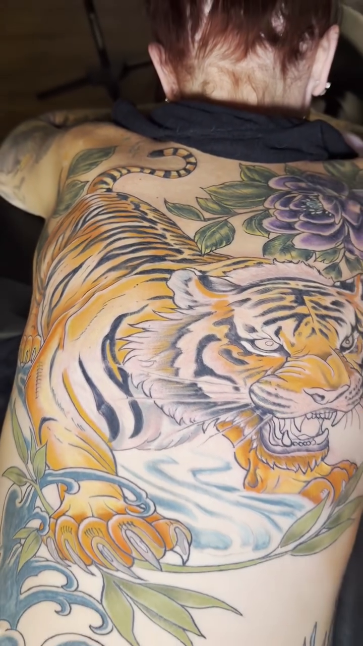 Tattoo by @ejwtattoos โ japanese_irezumi, realism