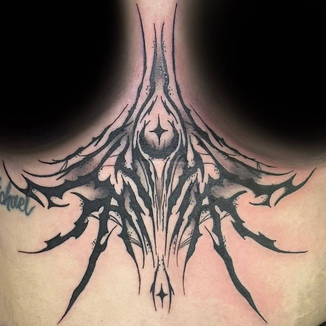 Tattoo by @_emilytattoos_ โ blackwork, illustrative