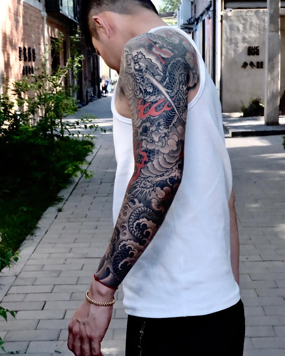 Tattoo by @scienz_9 — japanese_irezumi, black_and_grey