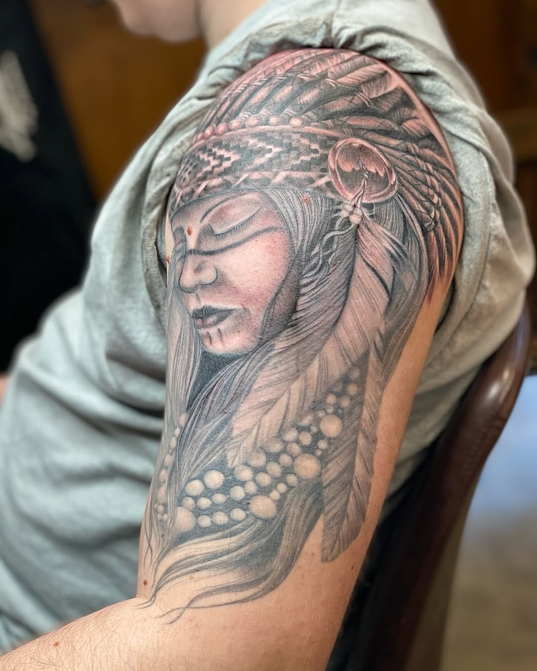Tattoo by @omaredmisontattooer — realism, black_and_grey