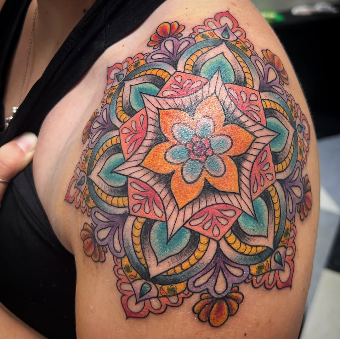 Tattoo by @itsglitter — geometric, ornamental