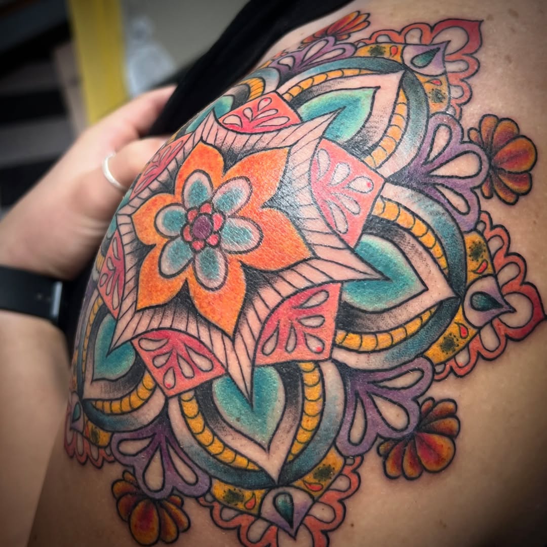 Tattoo by @itsglitter — geometric, ornamental