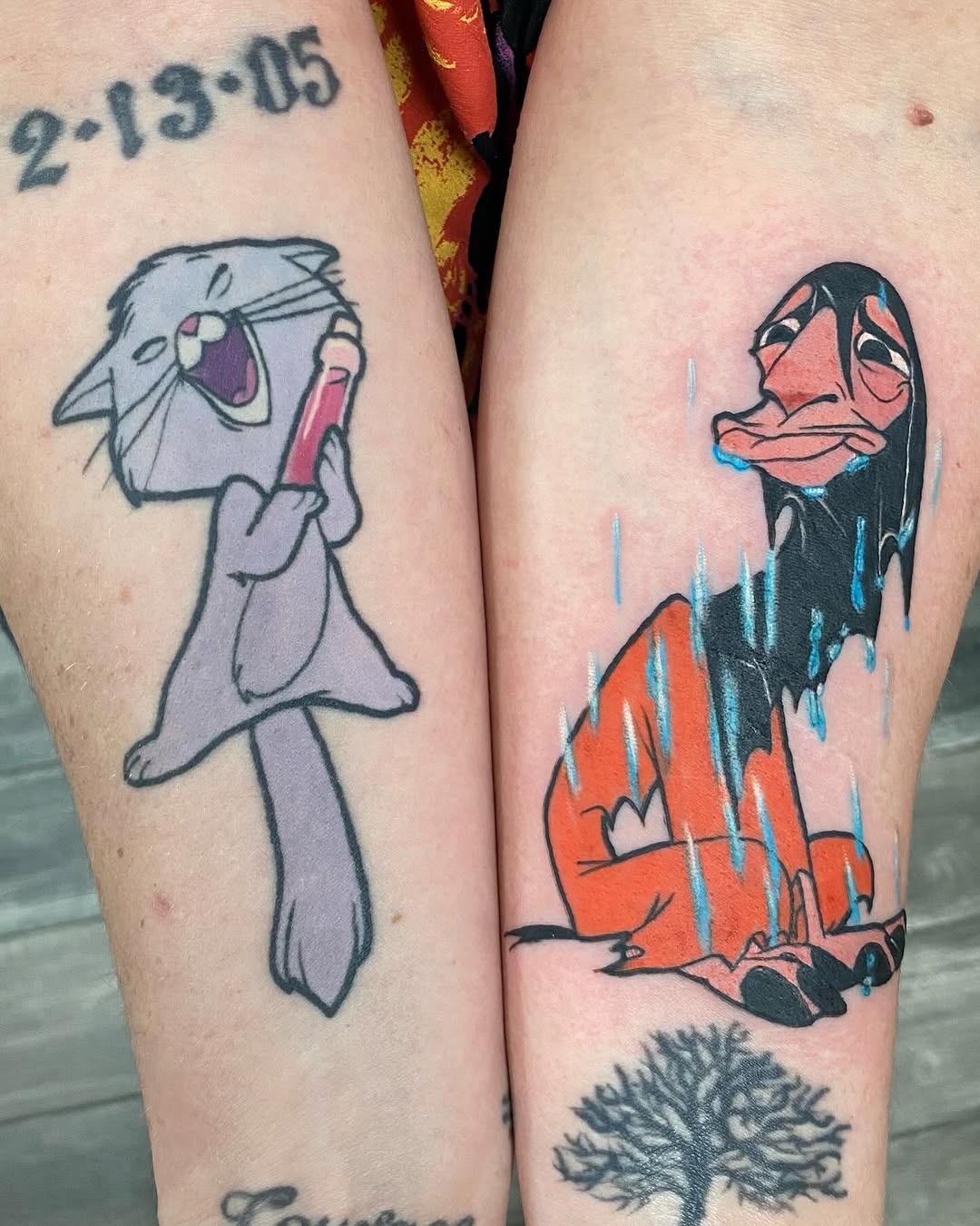 Tattoo by @heidihoodtattoos — new_school, anime