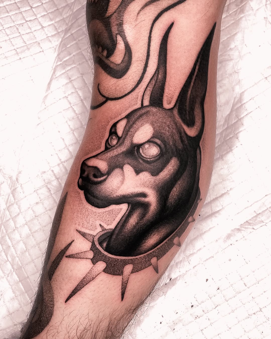 Tattoo by @kairo.tattooer — realism, black_and_grey