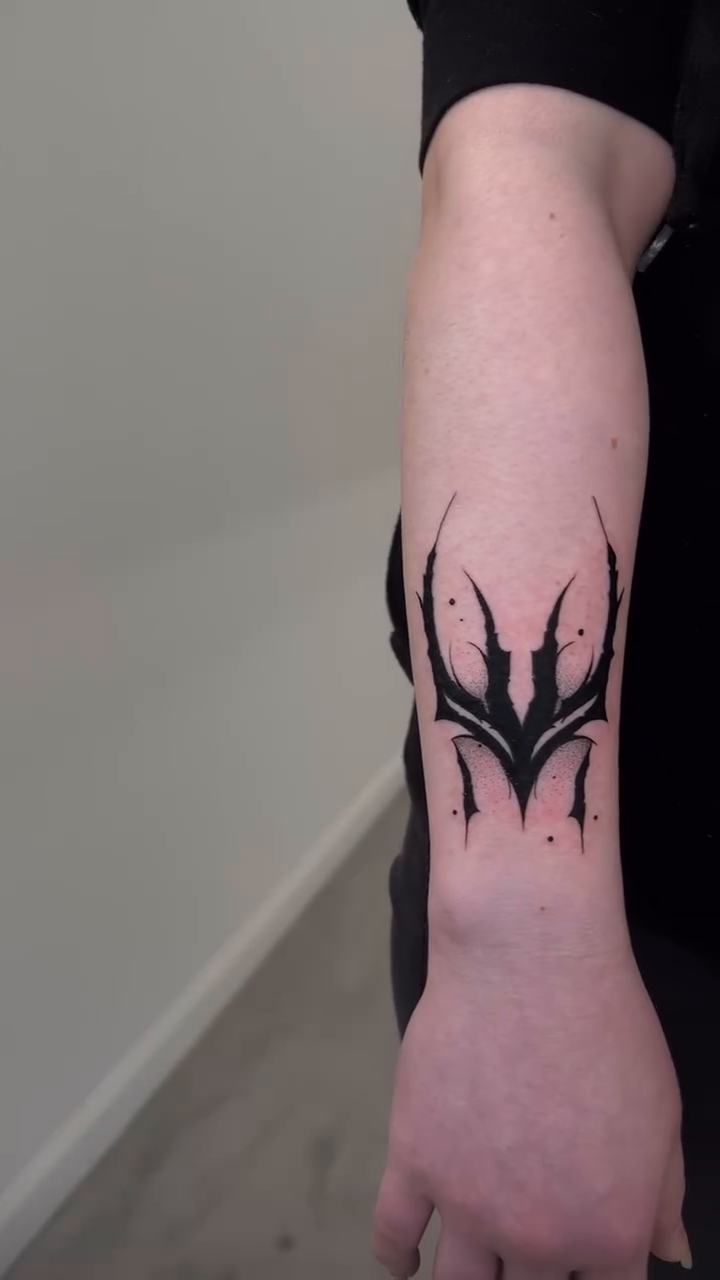 Tattoo by @line_ink — blackwork