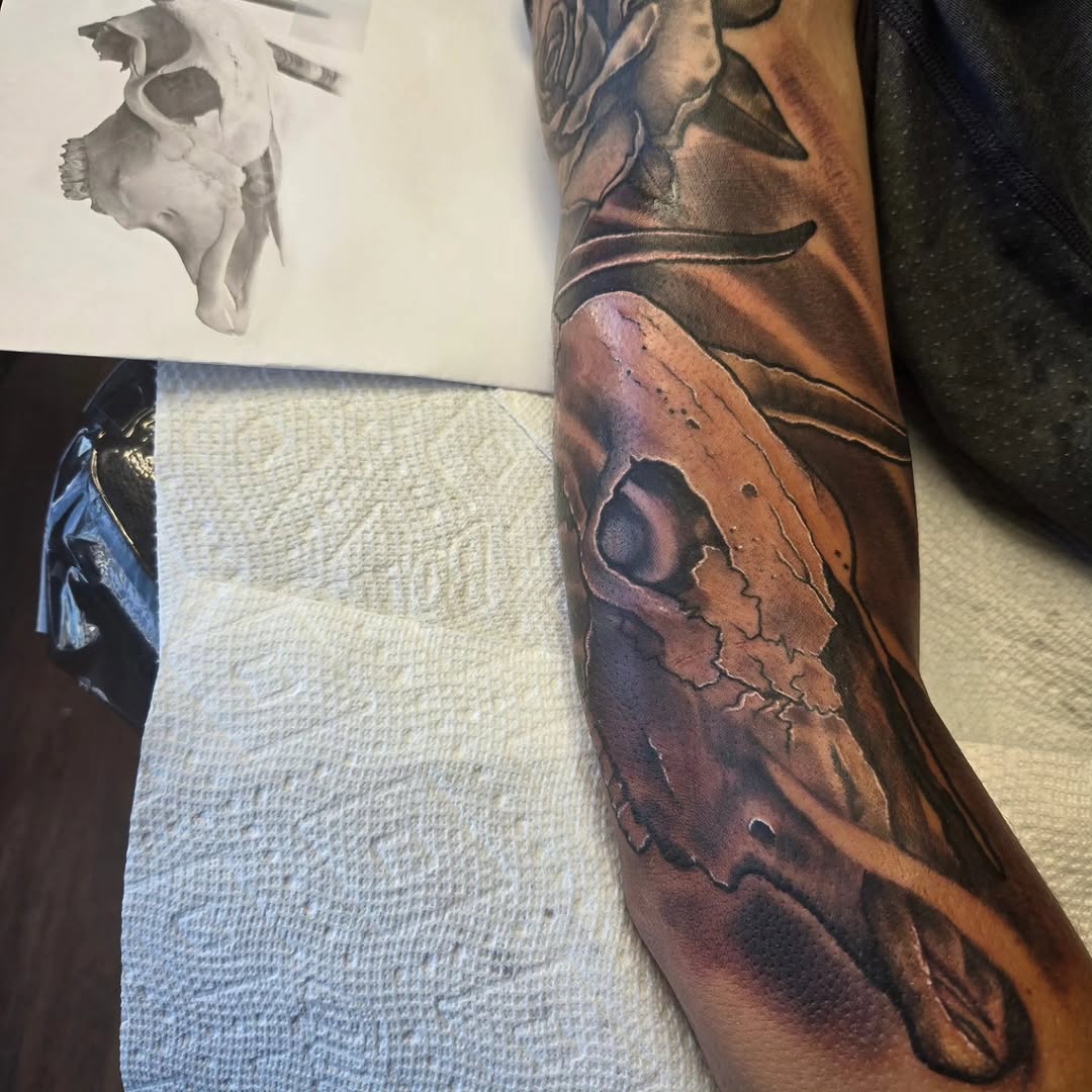 Tattoo by @johnson_handmade — realism, black_and_grey