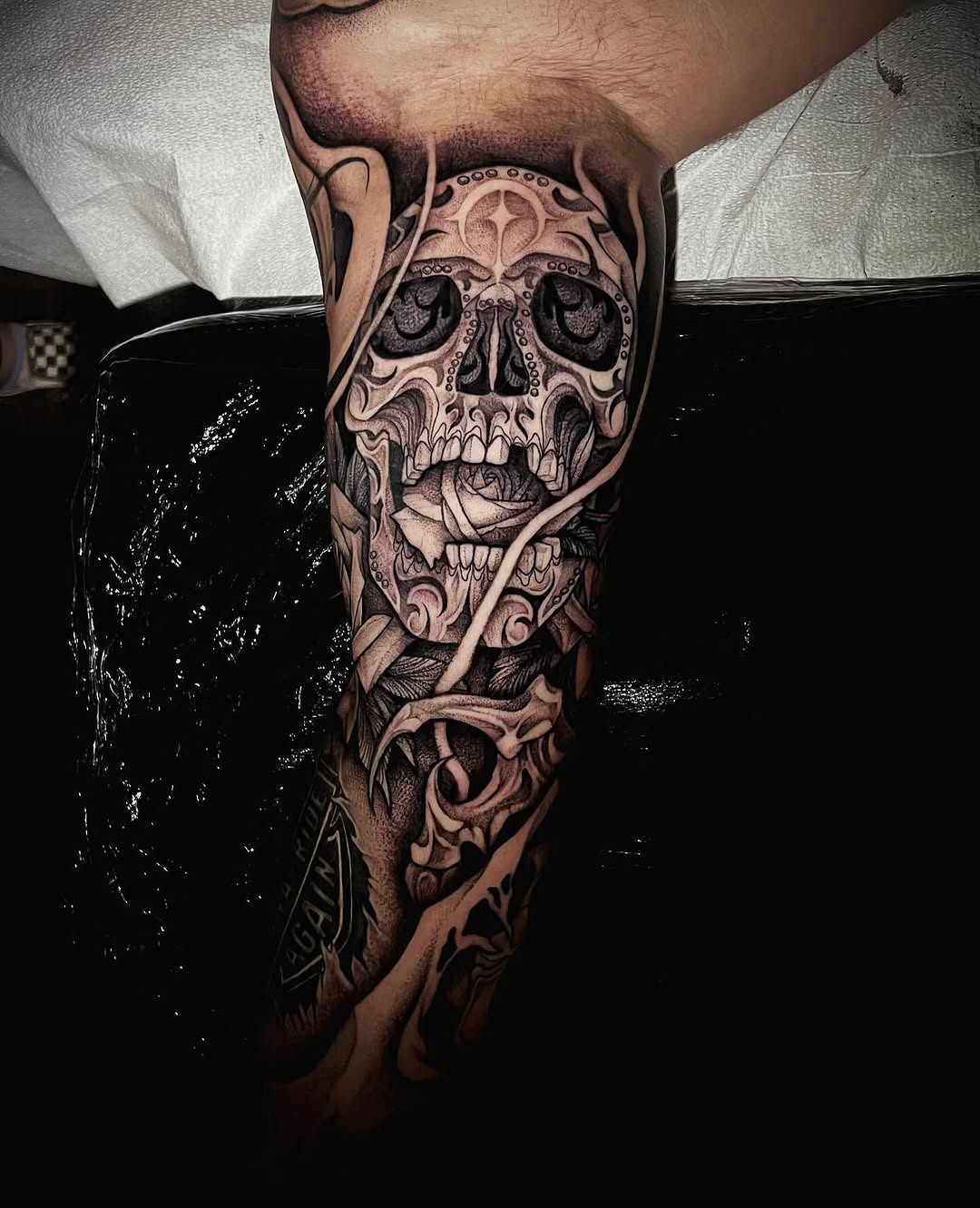 Tattoo by @madio_ink — black_and_grey, realism