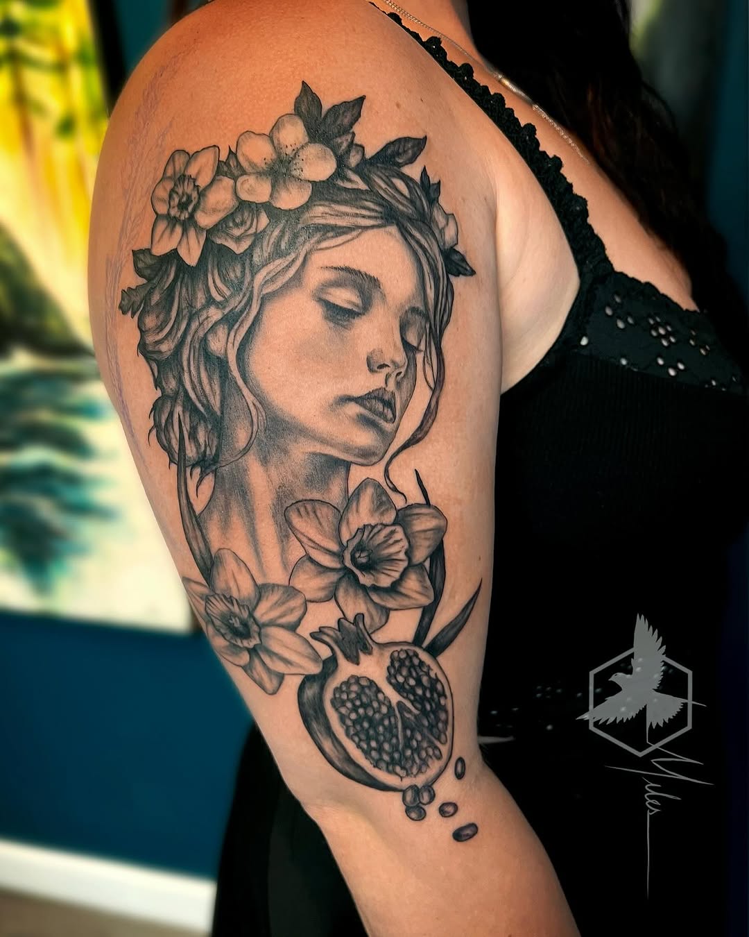 Tattoo by @milesbrowne — realism, black_and_grey