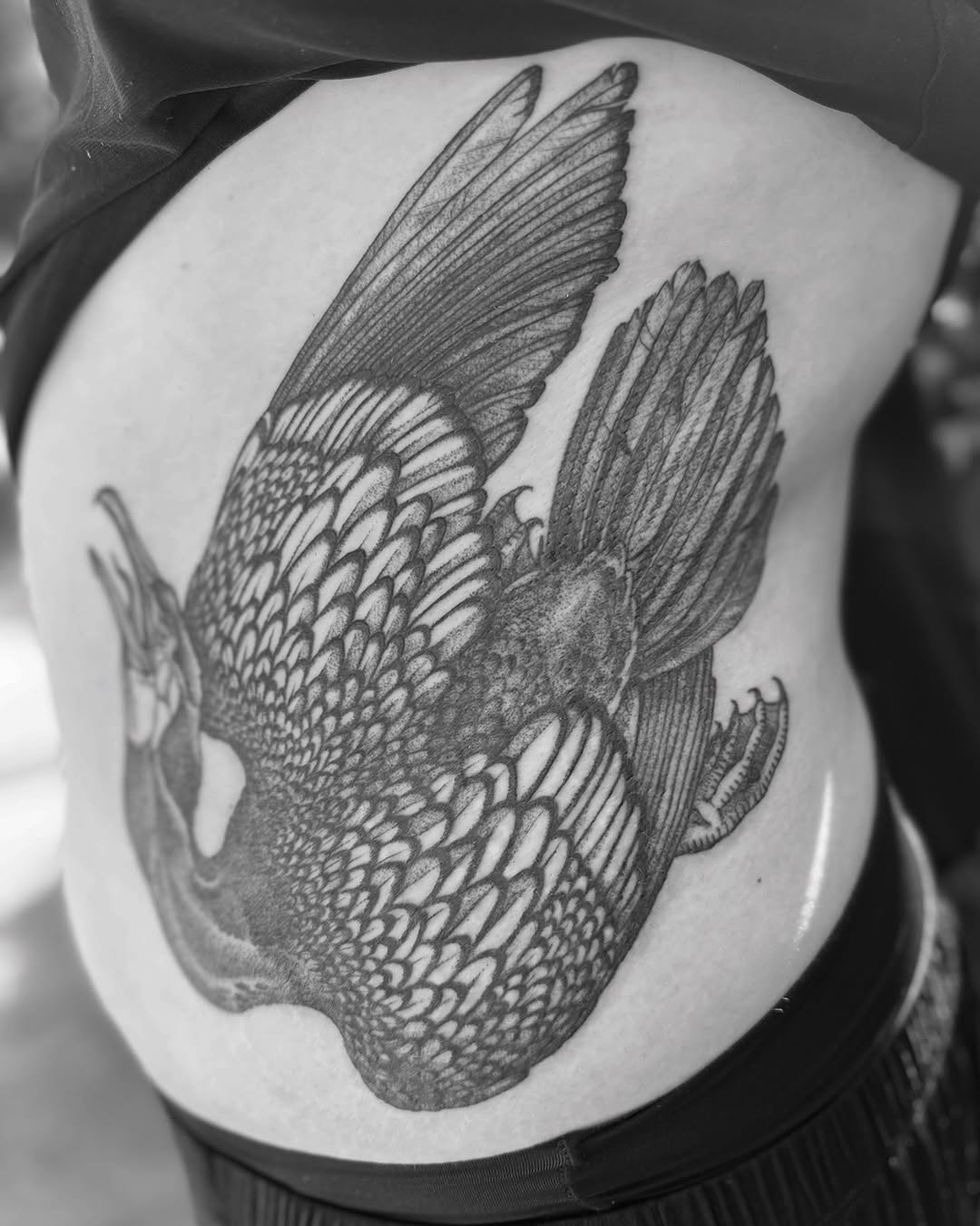 Tattoo by @alexbrooke — realism, dotwork