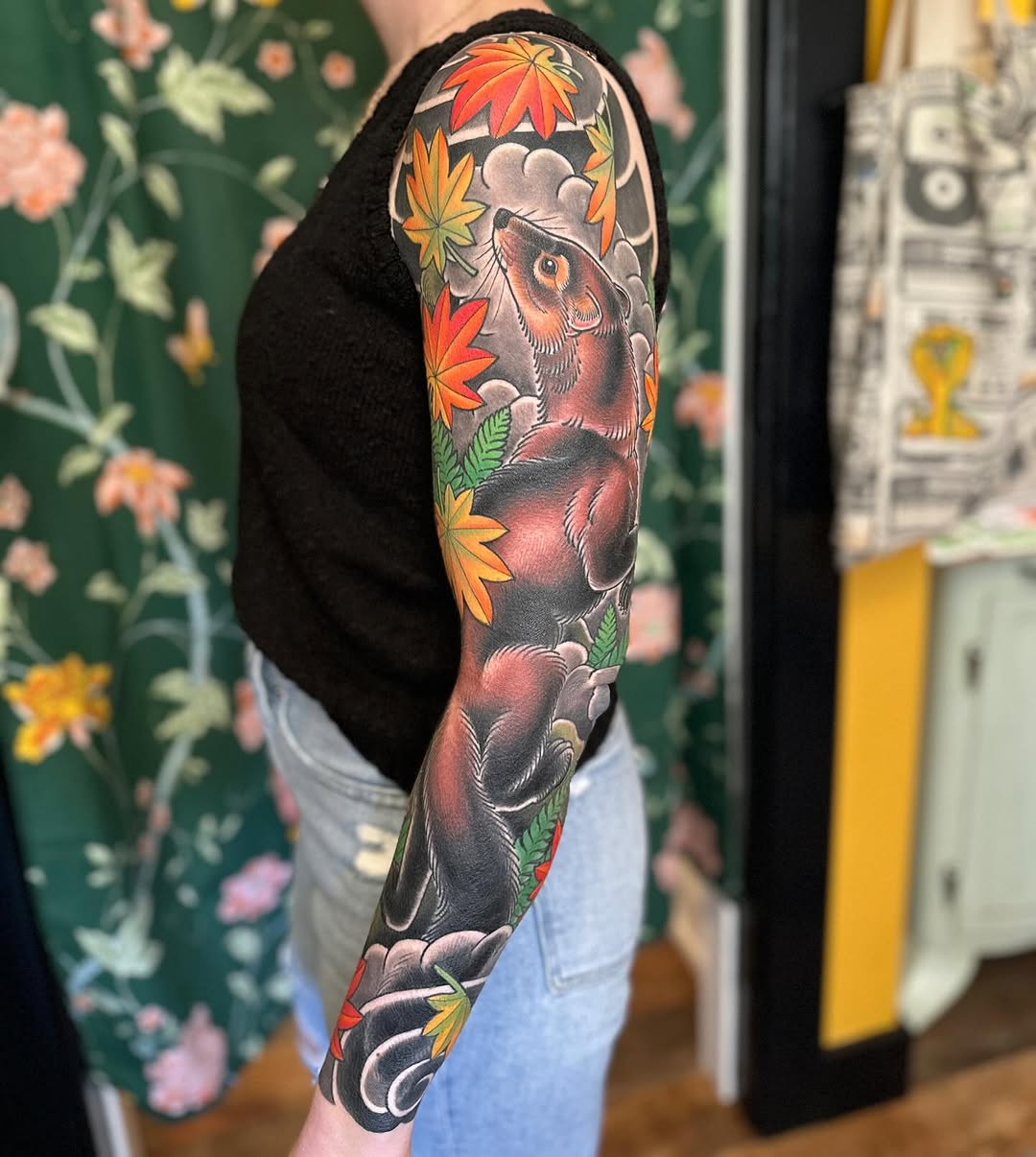 Tattoo by @megonshoretattoo โ japanese_irezumi, realism