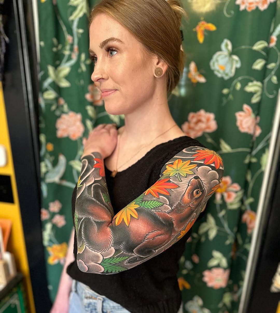Tattoo by @megonshoretattoo โ japanese_irezumi, illustrative