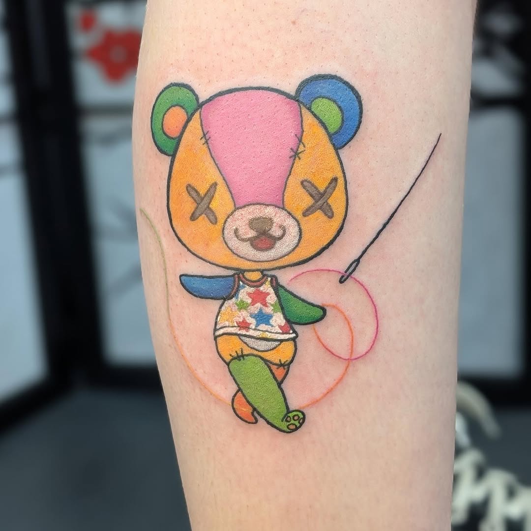 Tattoo by @foxxtastic โ anime