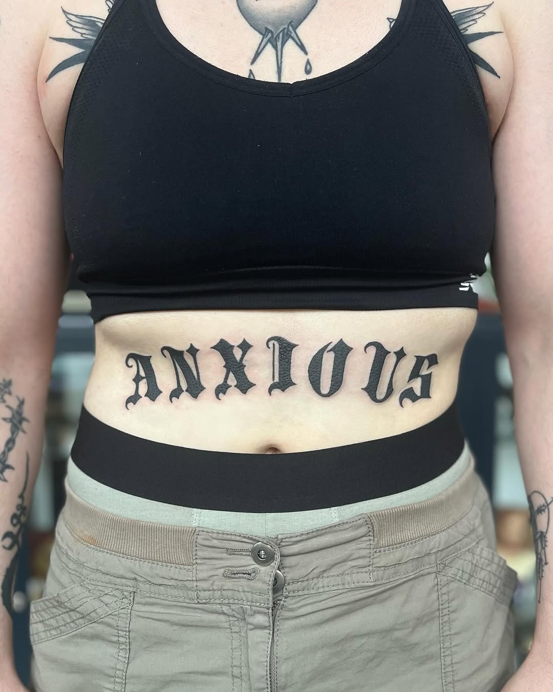 Tattoo by @mad.anthonytattoo — lettering_script