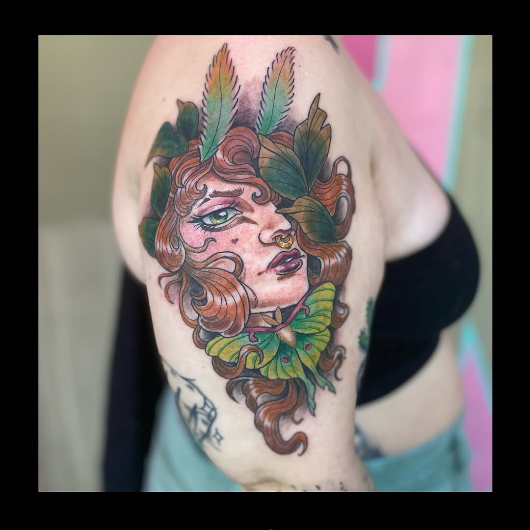 Tattoo by @lauraexleytattoo — neo_traditional, illustrative