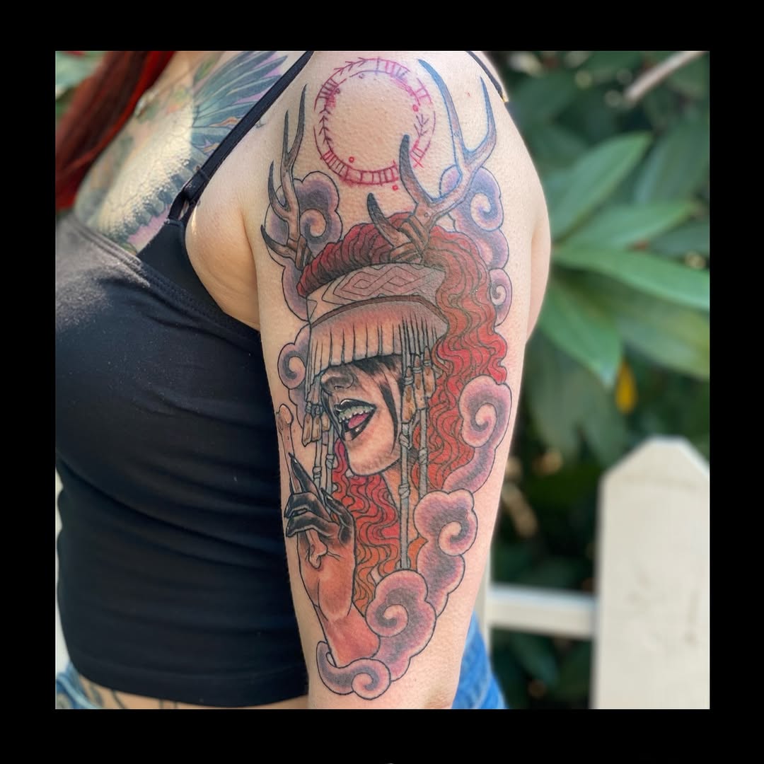 Tattoo by @lauraexleytattoo — neo_traditional, illustrative