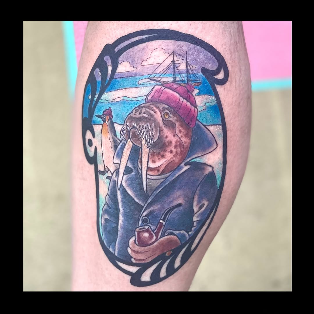 Tattoo by @lauraexleytattoo — new_school