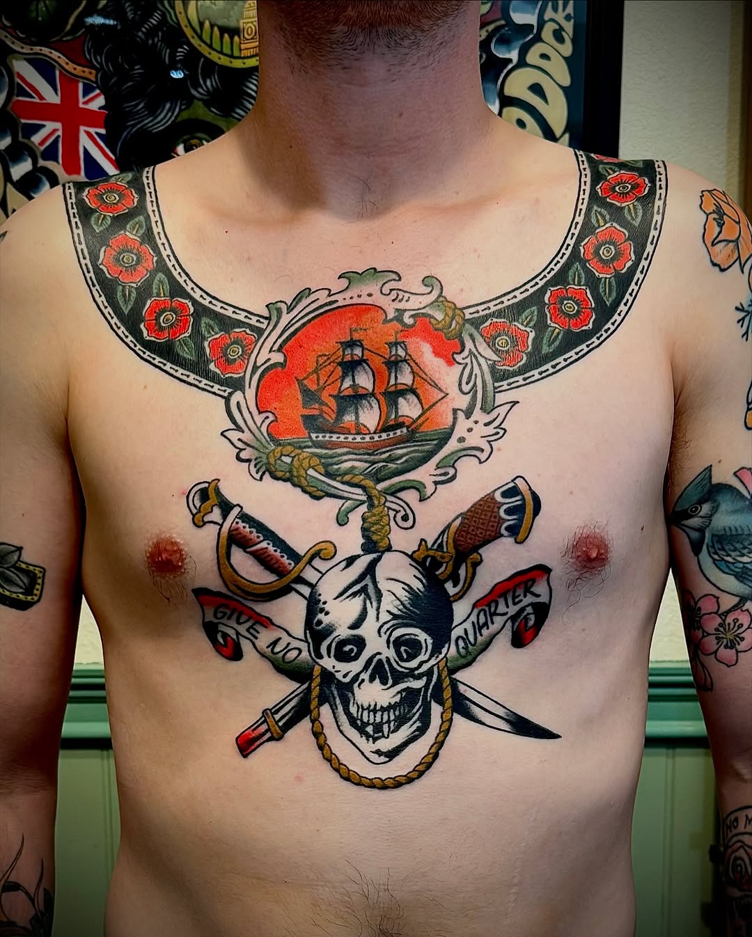 Tattoo by @justin.edward.davis — american_traditional, illustrative