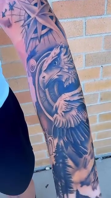 Tattoo by @luvetattoos — black_and_grey, realism