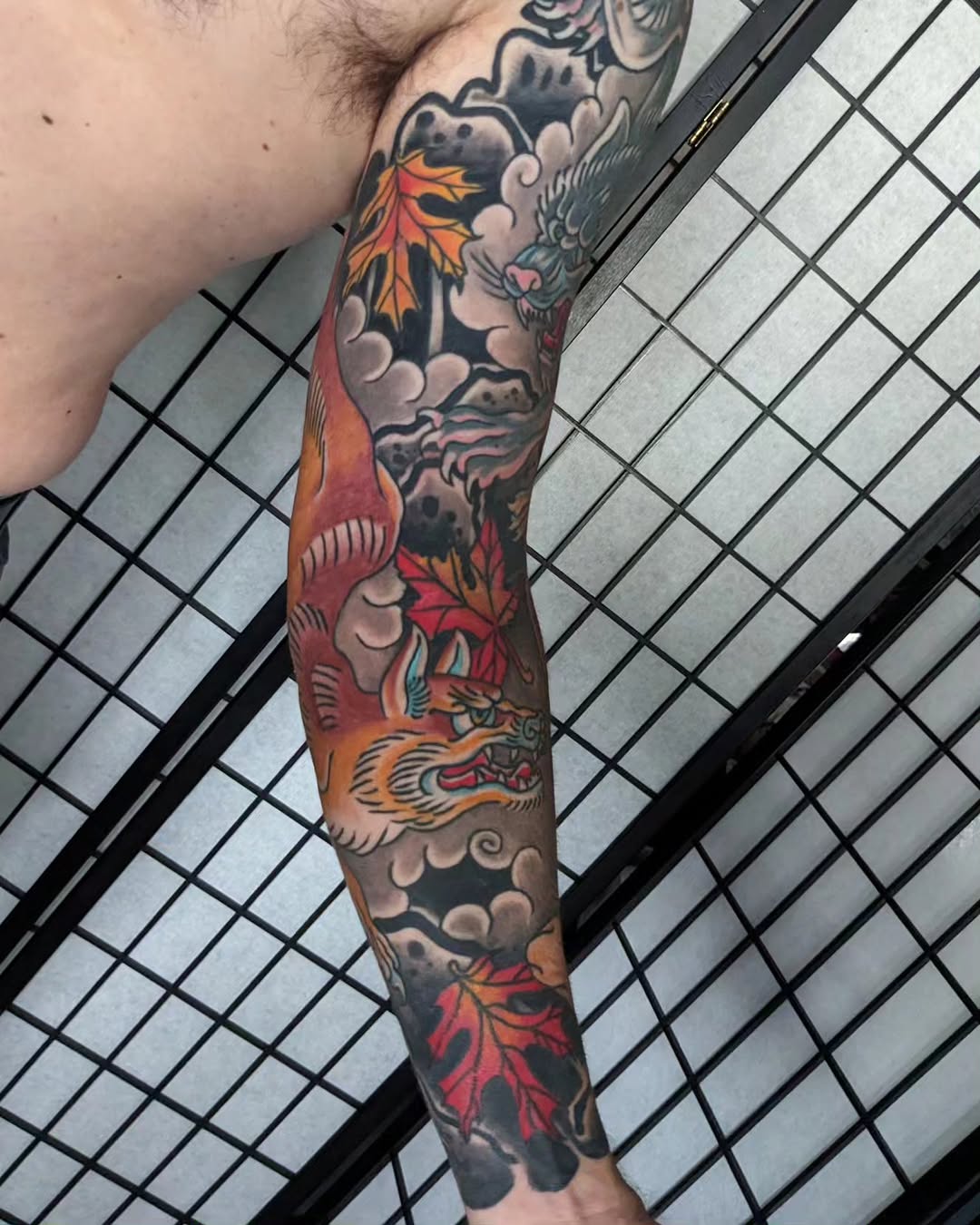 Tattoo by @leruetattoo — japanese_irezumi, neo_traditional
