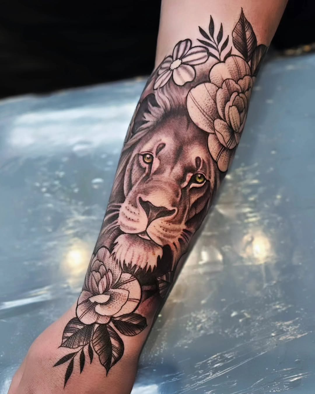 Tattoo by @jniahstylee — realism, black_and_grey