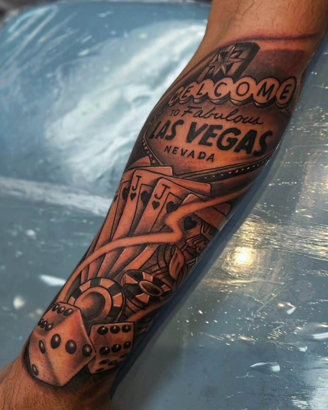 Tattoo by @jniahstylee — black_and_grey, realism