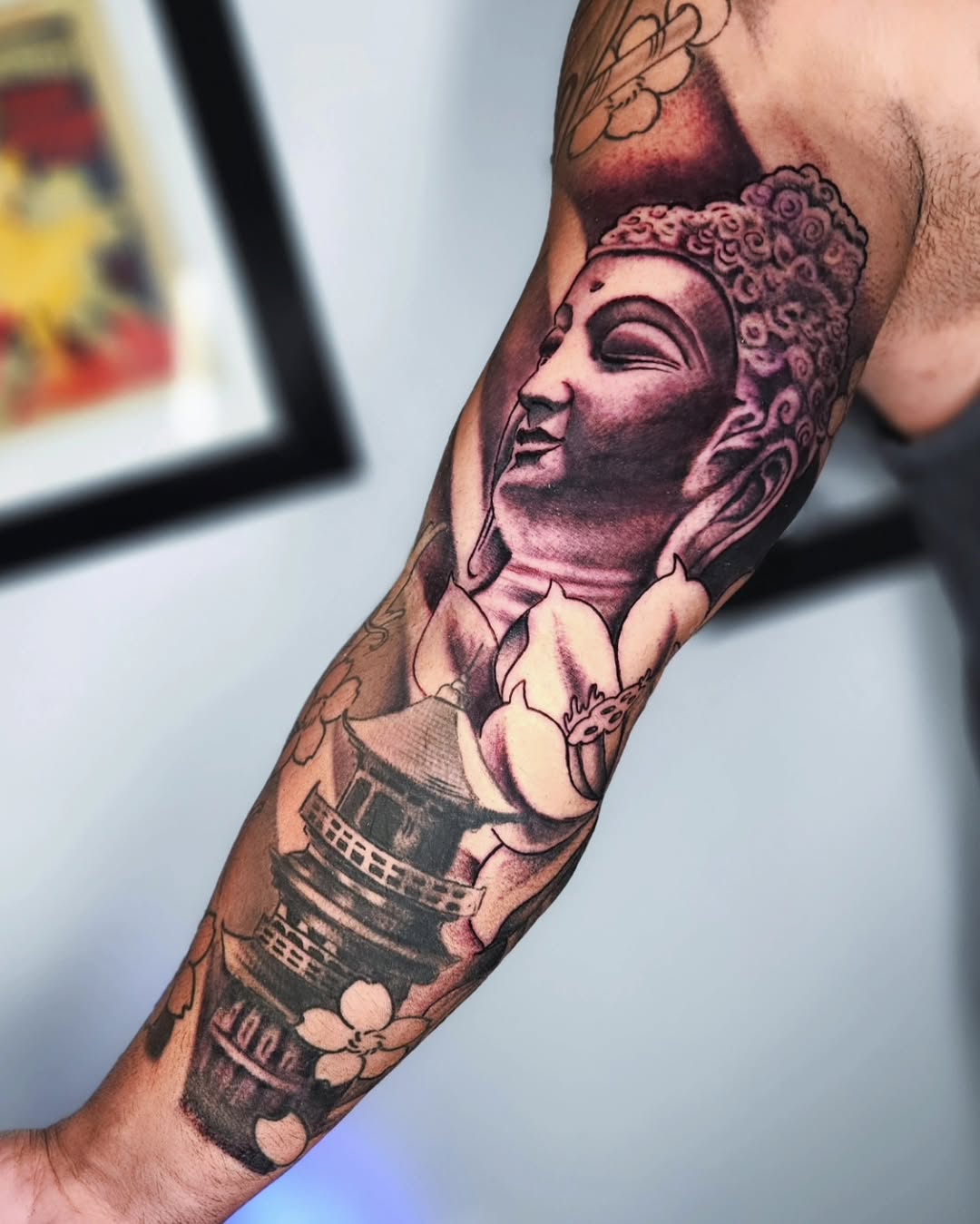 Tattoo by @jniahstylee — realism, black_and_grey