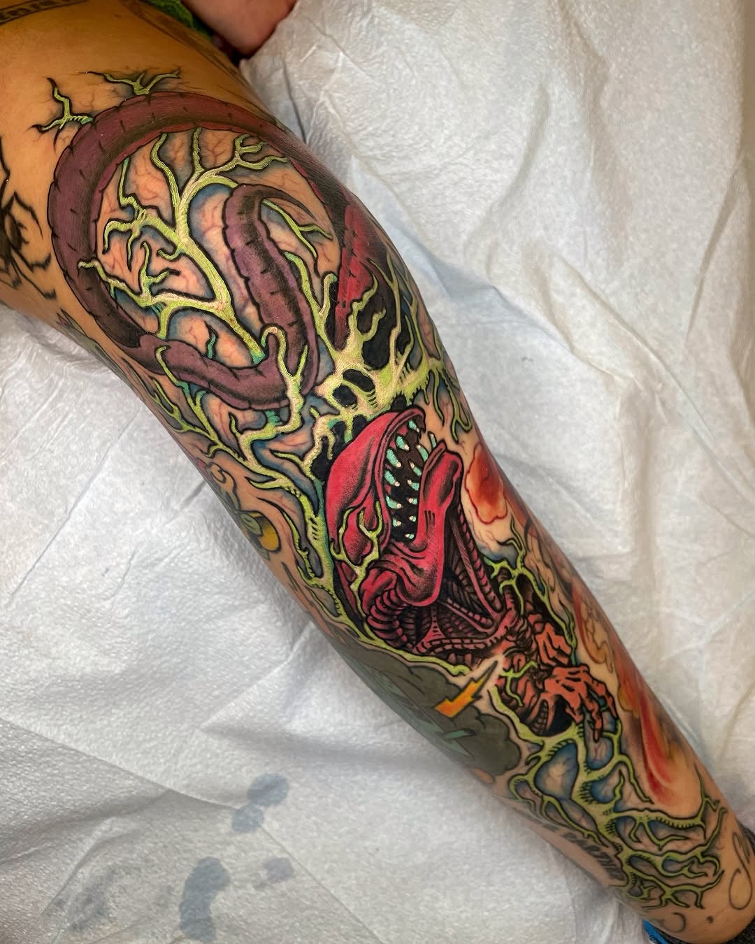 Tattoo by @nate.the.knife — new_school, dark_realism