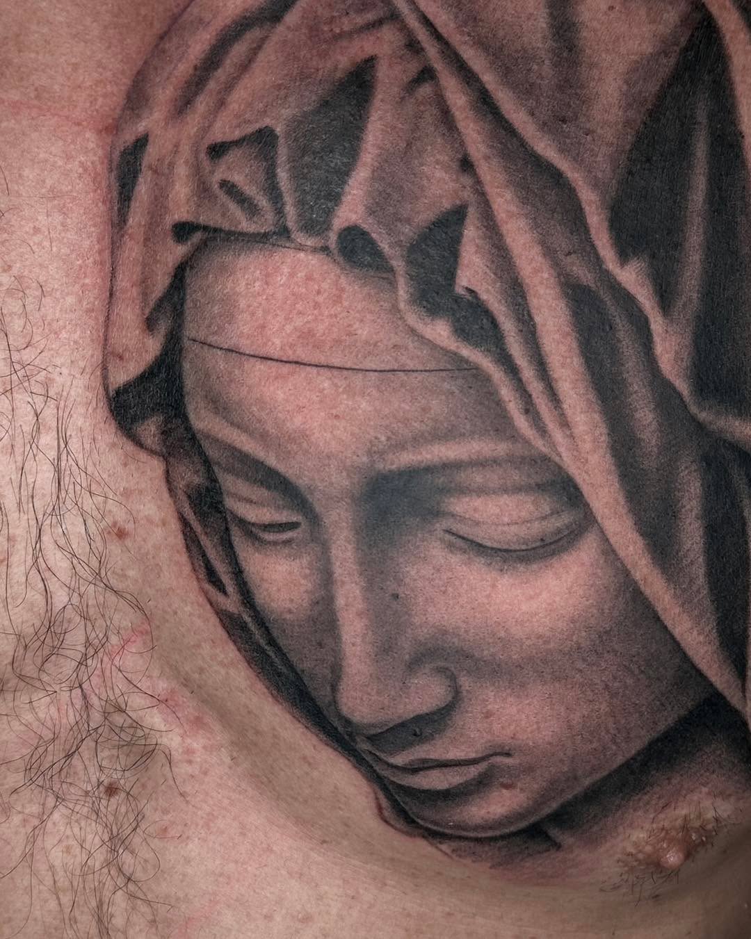 Tattoo by @tatsbyjameshix — realism, black_and_grey