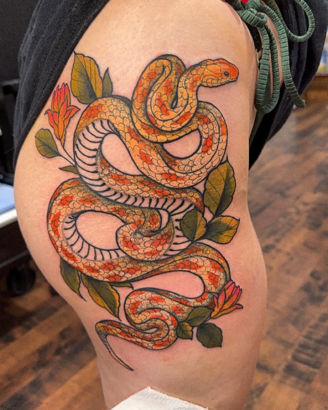 Tattoo by @tattoosbyrobbier โ illustrative, japanese_irezumi