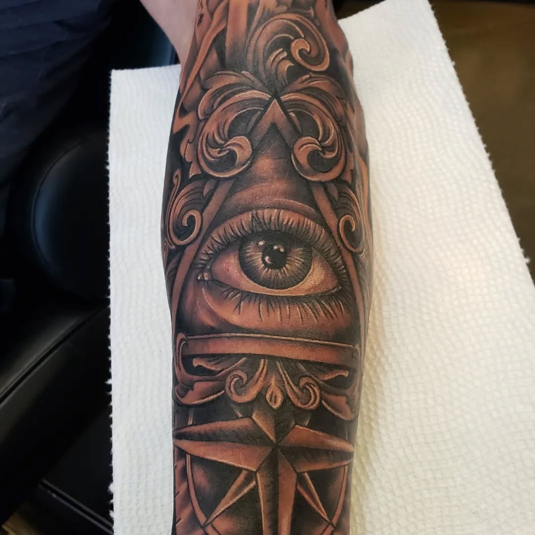 Tattoo by @stevengehlsen — black_and_grey, realism