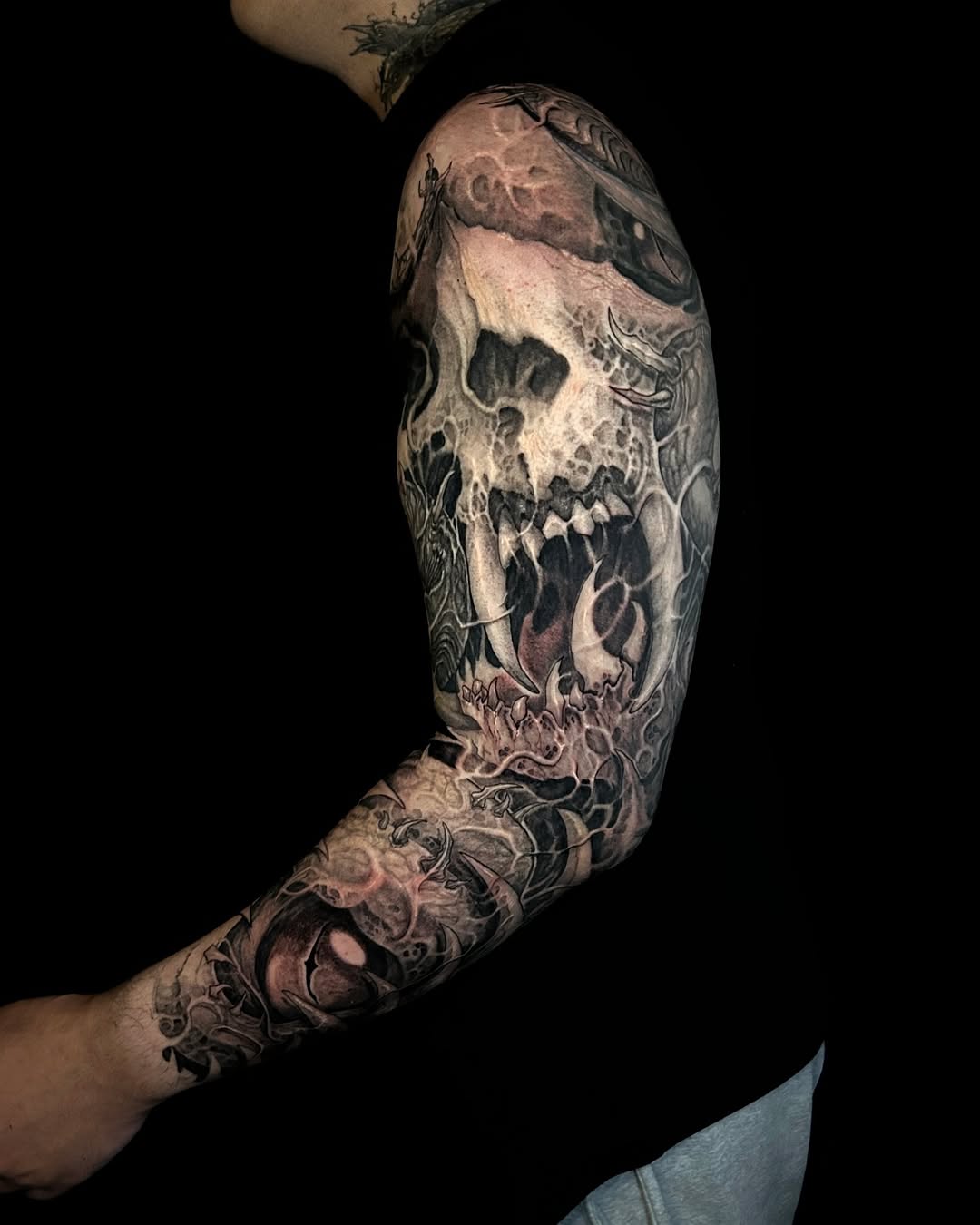 Tattoo by @99_blk โ realism, dark_realism