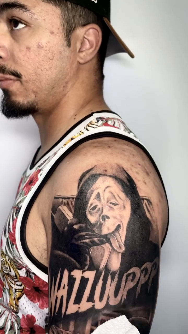 Tattoo by @abryvtattoos — realism, black_and_grey