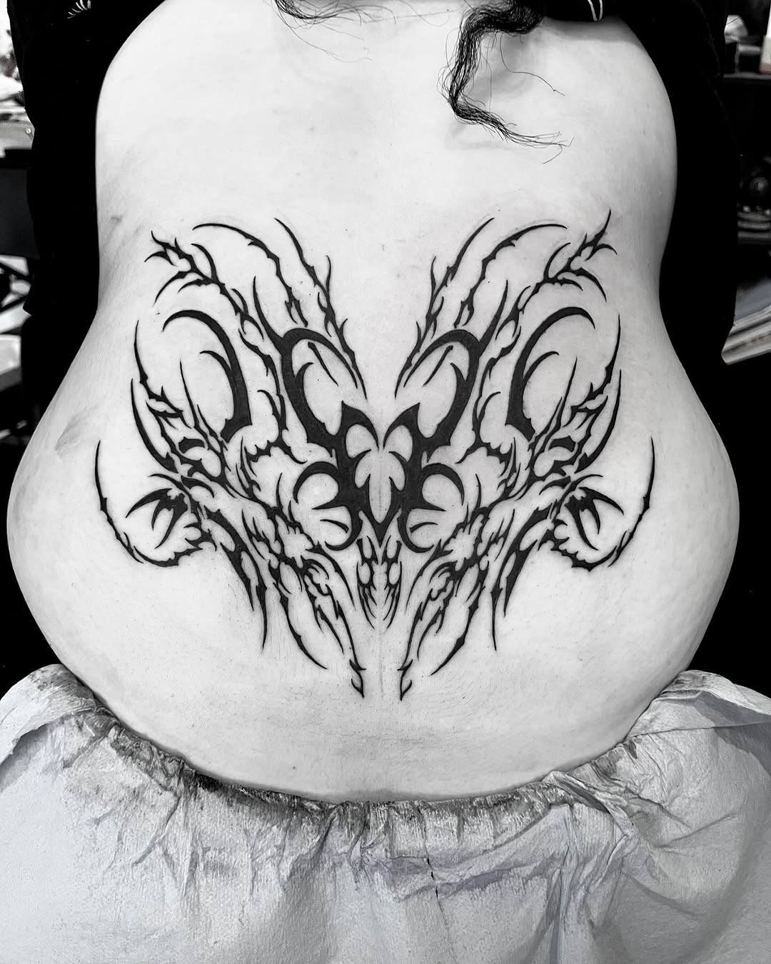 Tattoo by @__ungravity__ — blackwork