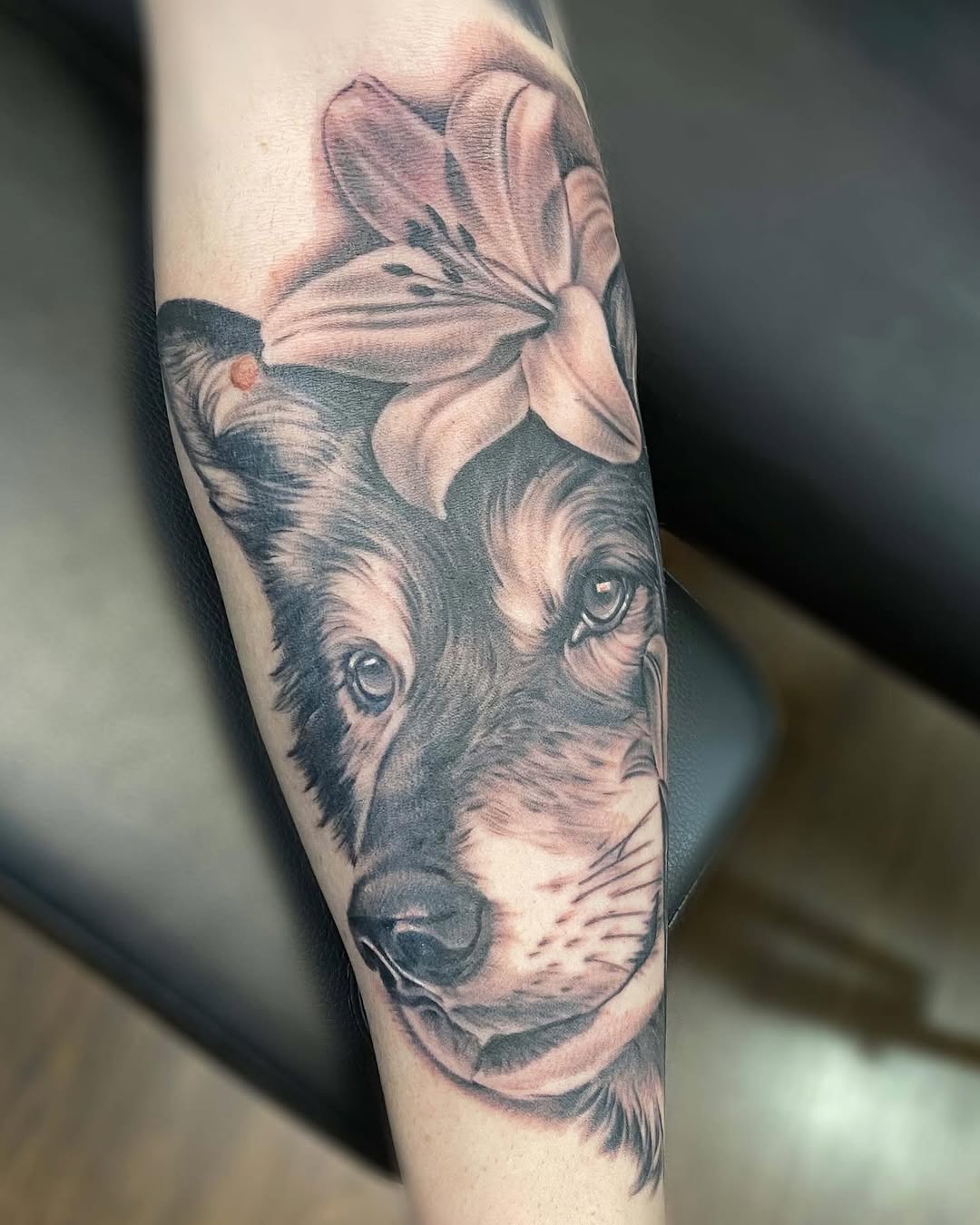 Tattoo by @emalderkstattoos β realism, black_and_grey