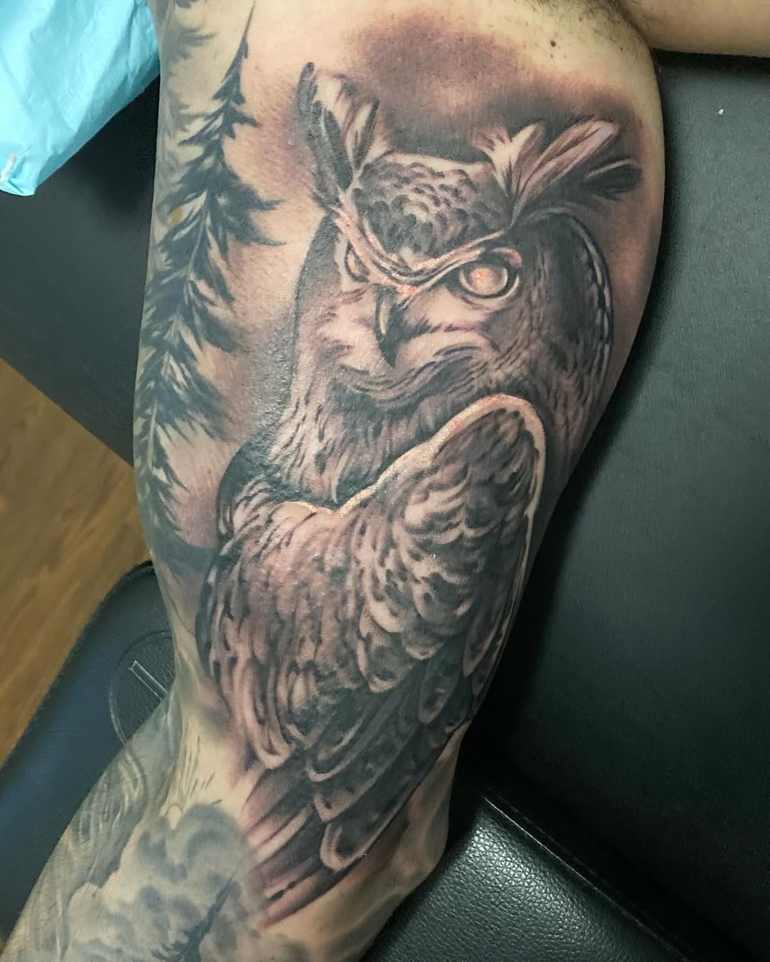 Tattoo by @emalderkstattoos β realism, black_and_grey
