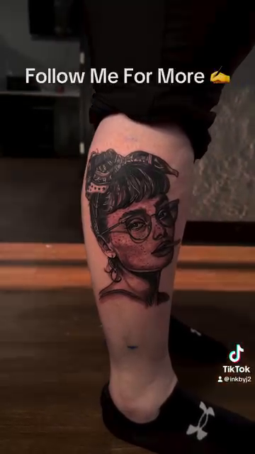 Tattoo by @inkbyj2 — black_and_grey, realism