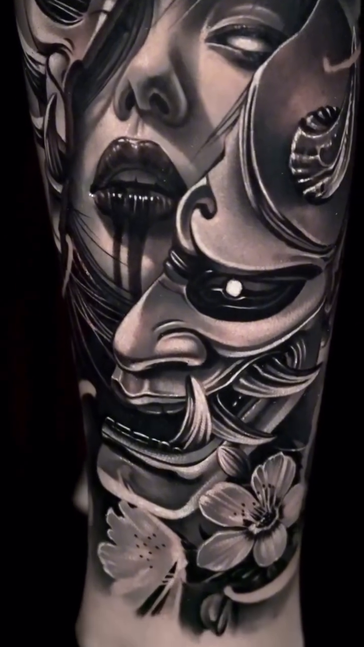 Tattoo by @hiramksas โ black_and_grey, realism