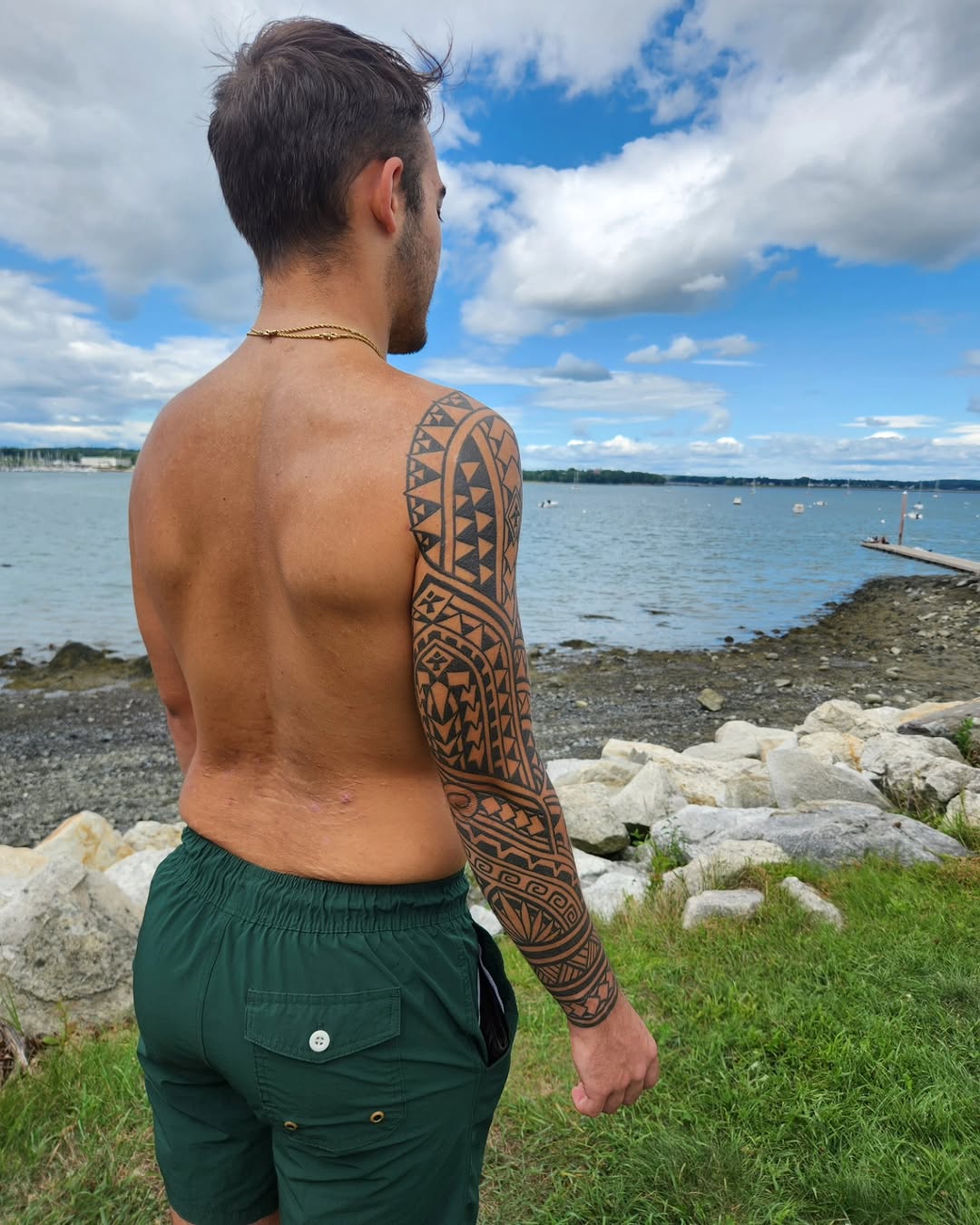 Tattoo by @ravi_chandra_tattoos — tribal, blackwork