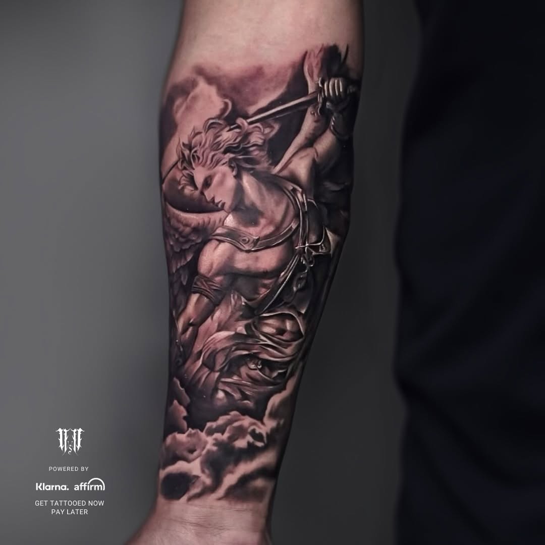 Tattoo by @nonametattoolv — realism, black_and_grey