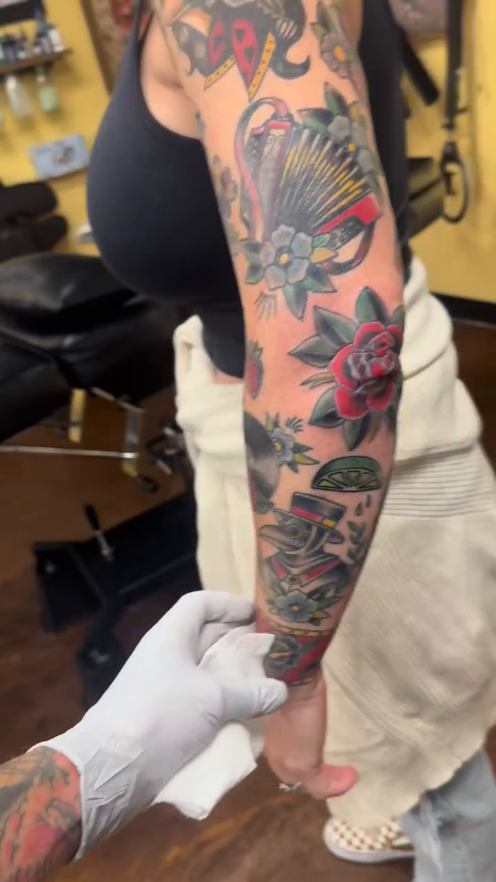 Tattoo by @nickbonestattoos — illustrative, neo_traditional