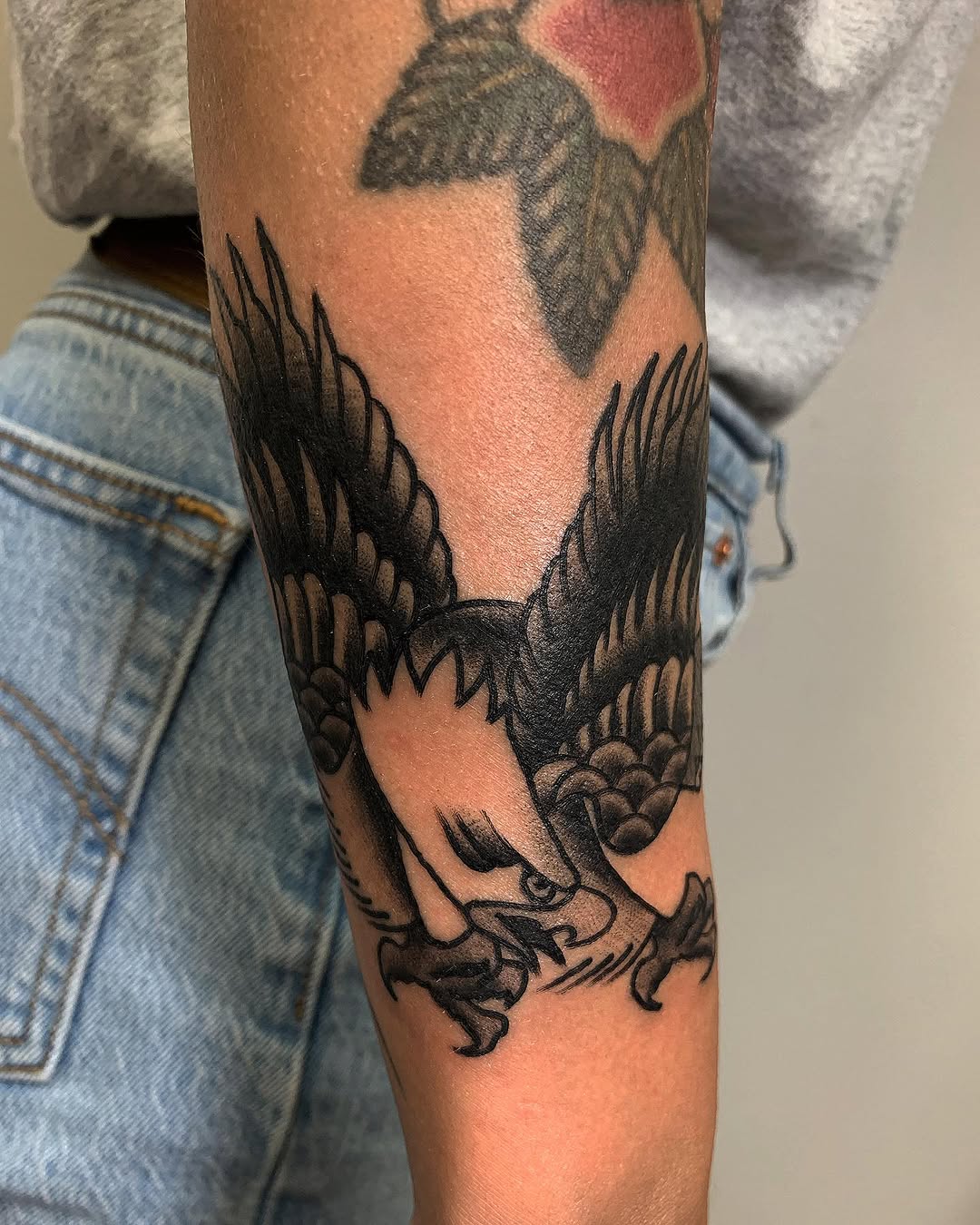 Tattoo by @briielzebub.tattoos — american_traditional, black_and_grey